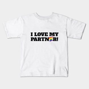 I love my partner Kids T-Shirt